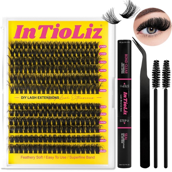 Other - Lash Extension Kit 10-18mm Lash Clusters DIY Individual Eyelash Extensions